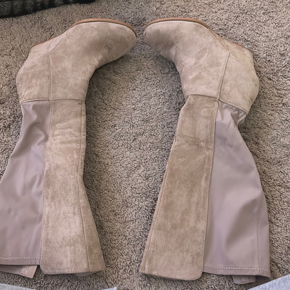 Amazon Tan Heels Elegant Suede Design